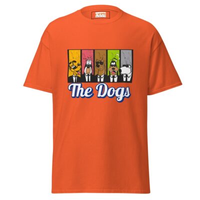 The Dogs Cartoon T Shirt Multi Breed Graphic Tee Unisex Cotton Apparel 21 - teedoges the dogs cartoon dogs t shirt orange 315275 - teedoges