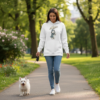 Rainy Day Pup Dog Hoodie Graphic Unisex Sweatshirt Pet Lover Apparel